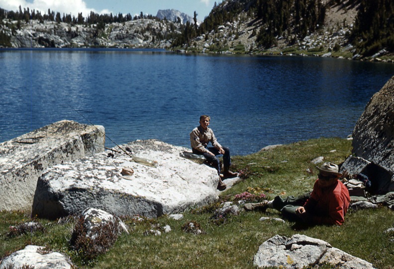 Billy and Neil at upper Rock Creek Lakes