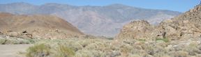 View from Lone Pine Creek to valley