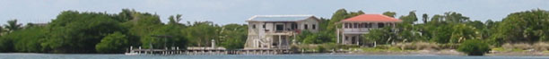 Water taxi view of Caye Caulker