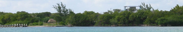 Water taxi view of Caye Caulker
