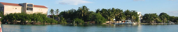 Backside of southern quarter of island