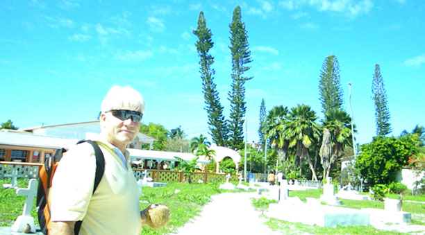 Returning to apartment via cemetary