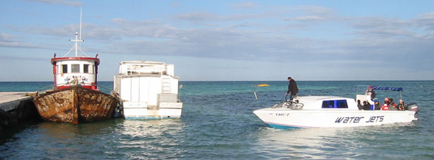 Water taxi turning