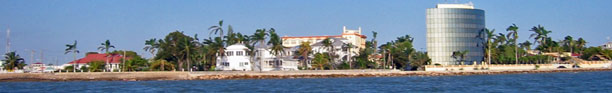 Approaching Belize City