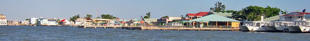 Approaching Belize City