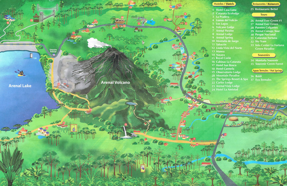 Arenal Volcano area
