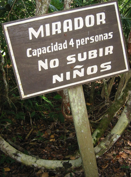 Platform capacity sign