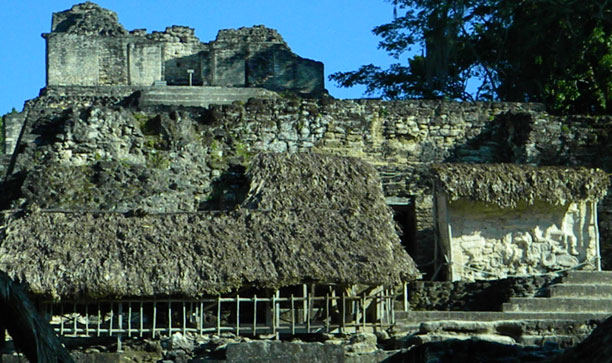 Main plaza north structures