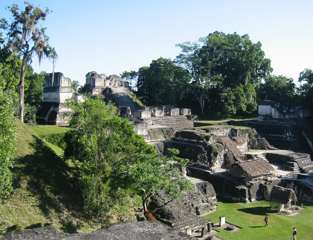 View from east temple