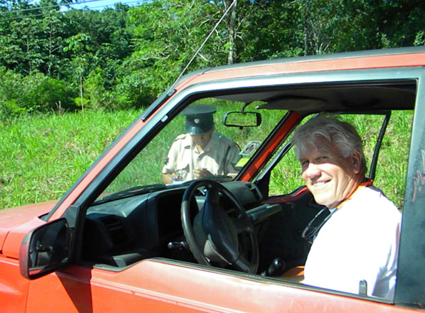 Busted for vehicle registration