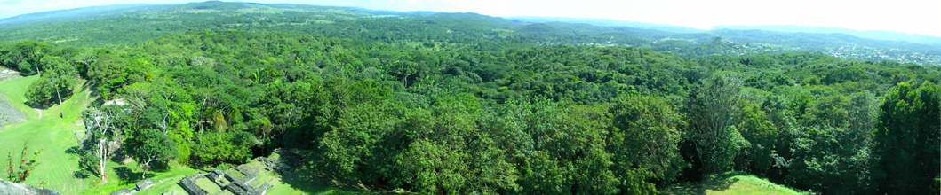 Panorama looking north to east from east ruin