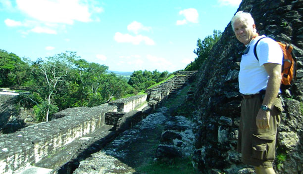 Bill on south side of east ruin