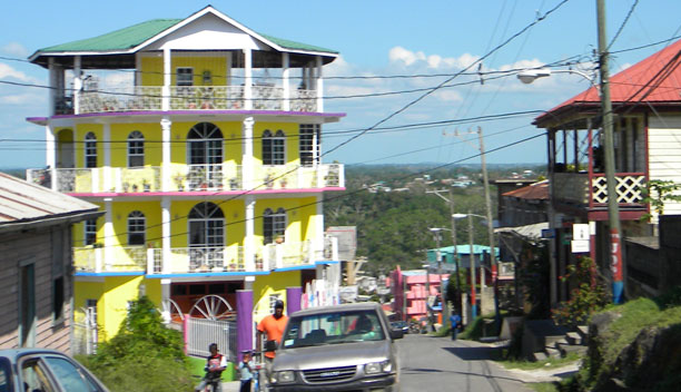 Odd building in San Ignacio