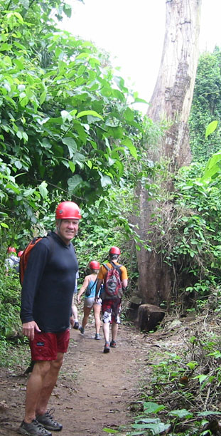 Bill on trail in