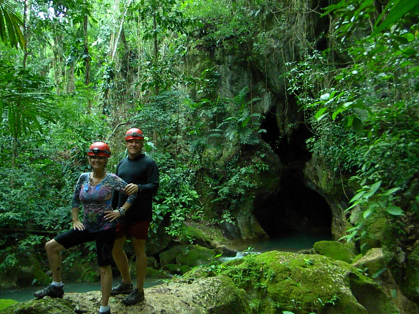 Mel and Bill at entrance
