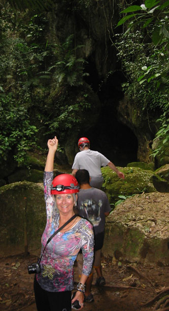 Mel at entrance