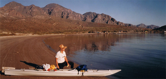 Bill with kayak